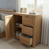 Tủ ngăn kéo gỗ sồi mỹ kích thước 1000x450x1000mm