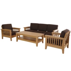 Bộ sofa gộ tự nhiên nệm ghế