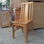 Ghế gỗ tự nhiên 3 nan dọc