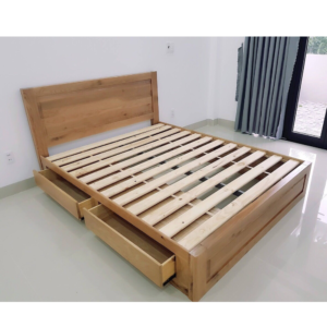Giường Cuba 2 ngăn kéo hông
