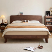 Giường Ngủ Gỗ Tự Nhiên Phong Cách Hàn