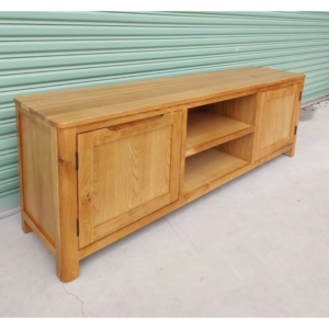 Kệ tivi 2 cánh gỗ tự nhiên