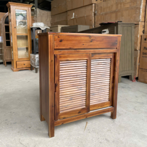 Tủ giày cửa lùa 2 cánh 1 ngăn kéo
