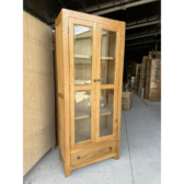 Tủ trưng bày 2 cánh 1 hộc